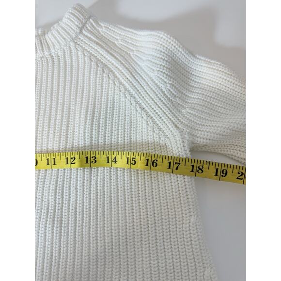 Quince Women's White Crew Neck Sweater - Picture 5 of 11